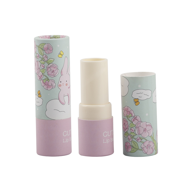 High Quality Custom Color Cosmetic Container Fashion Design Biodegradable Cardboard Custom Paper Lipstick Tube