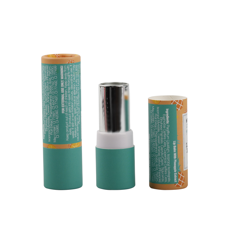 High Quality Custom Color Cosmetic Container Fashion Design Biodegradable Cardboard Custom Paper Lipstick Tube