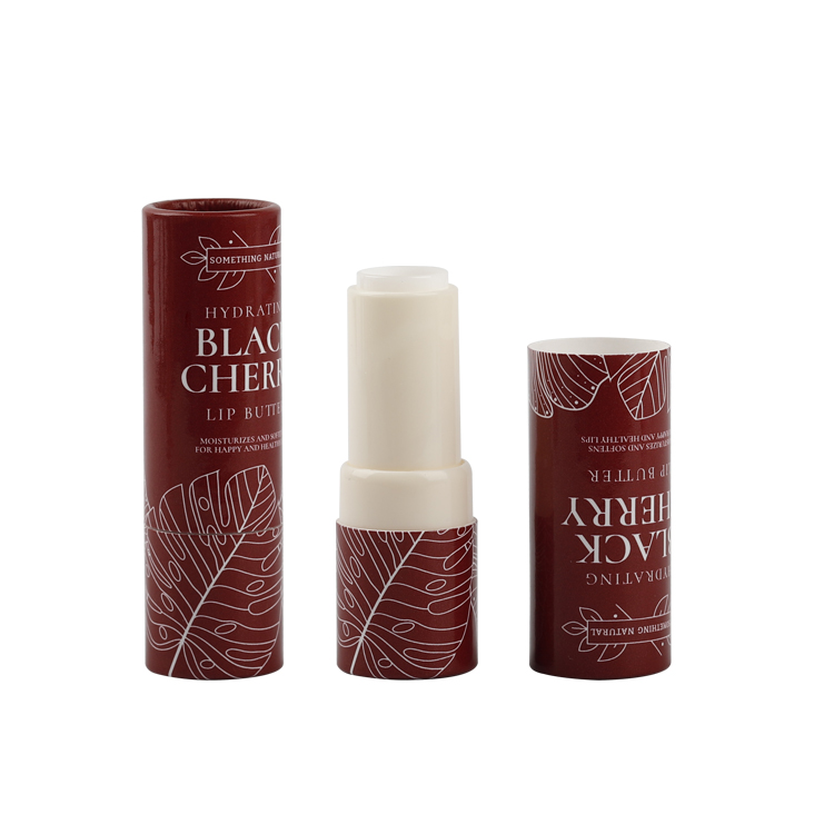 High Quality Custom Color Cosmetic Container Fashion Design Biodegradable Cardboard Custom Paper Lipstick Tube