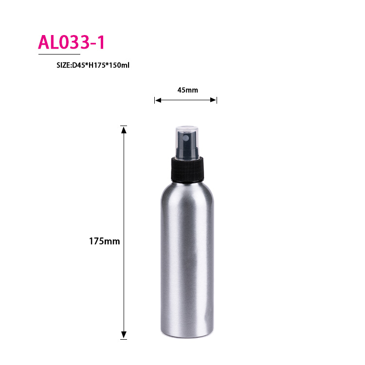 30ML 50ML 100ML 150ML 250ML 500MLWholesale Empty Cosmetic Packaging 30ml 50ml 100ml 150ml 250ml 500ml Aluminum Spray Bottle
