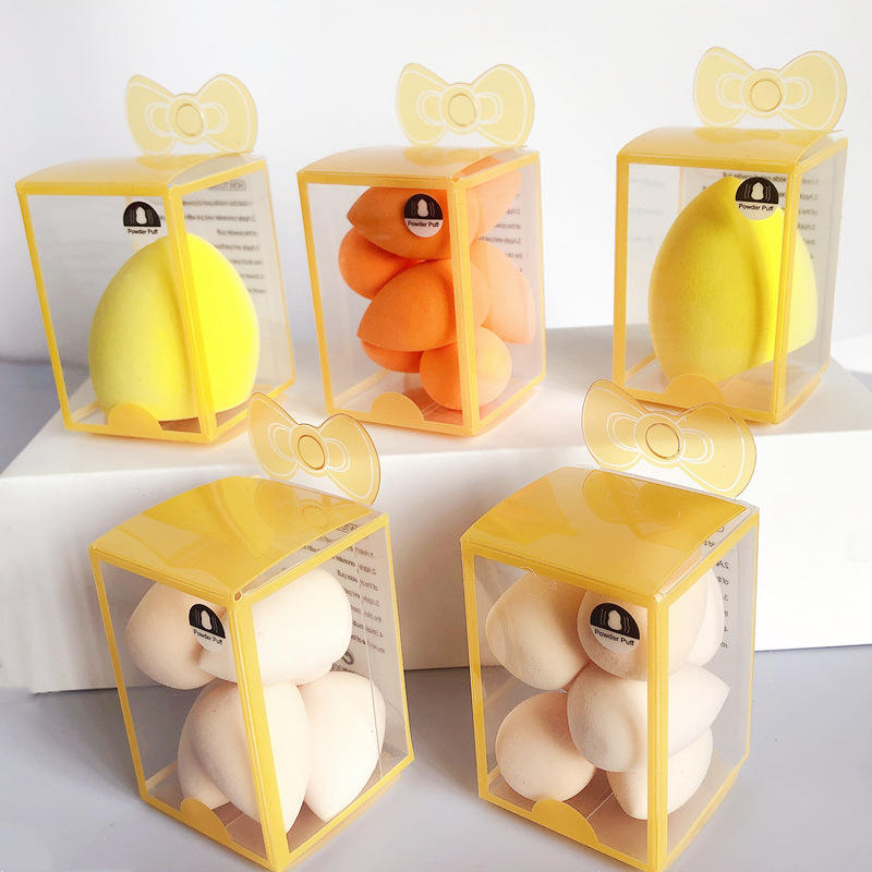 New Arrival Mini Makeup Sponge Puff Wholesale Latex Free Beauty Egg Portable Blender Makeup Sponge Set