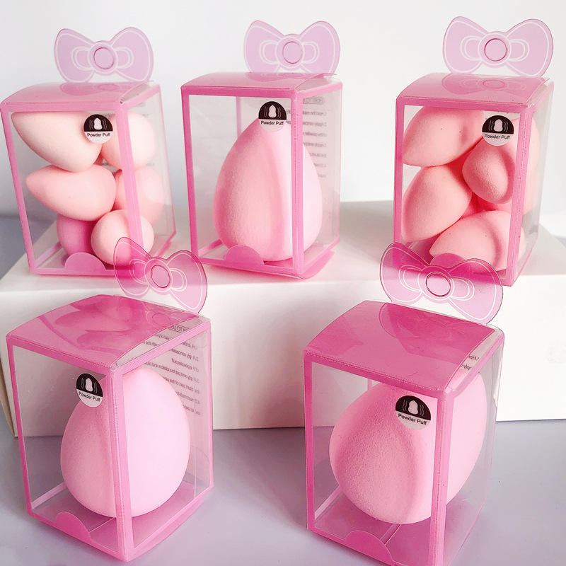 New Arrival Mini Makeup Sponge Puff Wholesale Latex Free Beauty Egg Portable Blender Makeup Sponge Set