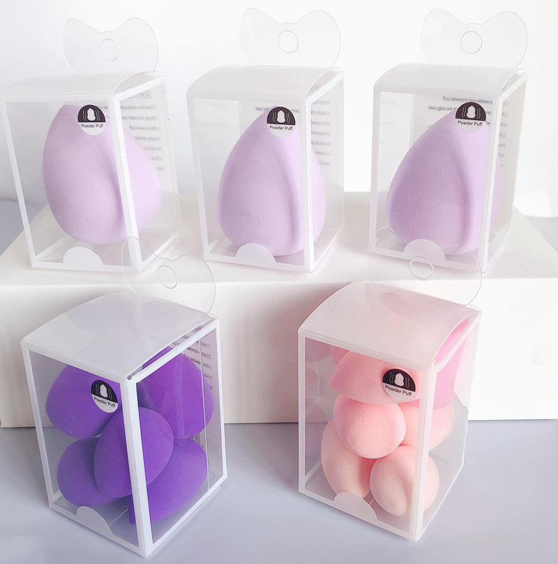 New Arrival Mini Makeup Sponge Puff Wholesale Latex Free Beauty Egg Portable Blender Makeup Sponge Set