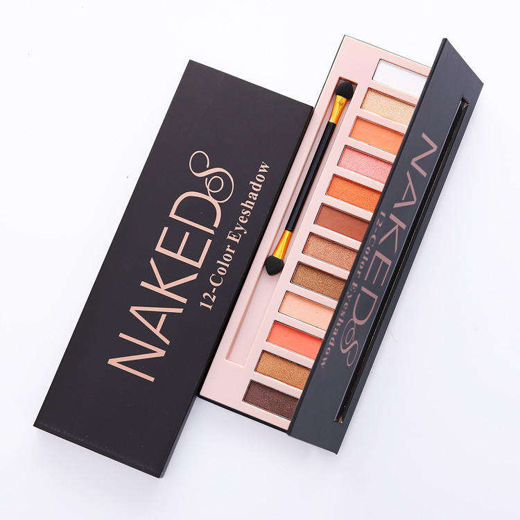 Eyeshadow Pan Eye Shadow Makeup Cosmetic Pressed Single 12 Colors Eyeshadow Palette Custom Your Own Brand With Brush