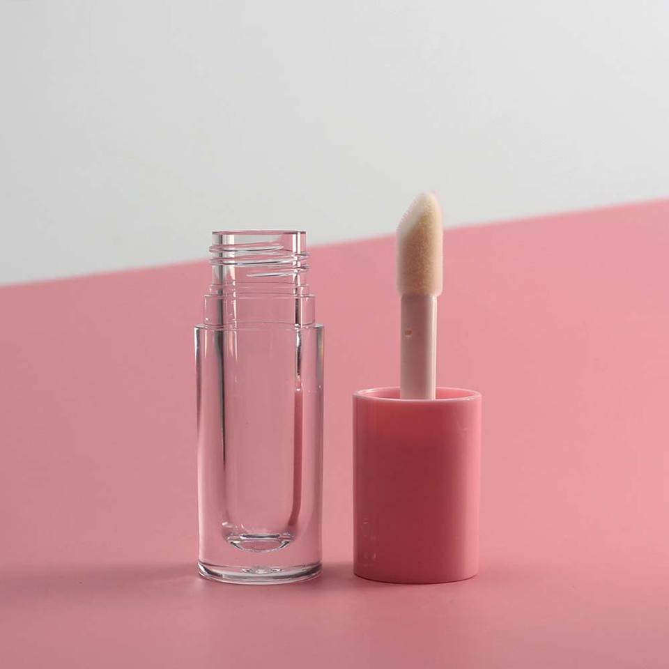 2022 Lip Gloss Tubes With Box And Logo Clear Custom With Big Brush Mini Lip Gloss Tube