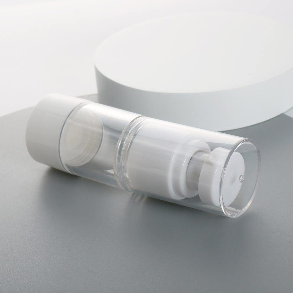 15ml 50ml 80ml 100ml 120ml Transparent Skin Care Serum Packaging Empty Refillable Plastic 30ml Airless Spray Lotion Pump Bottles
