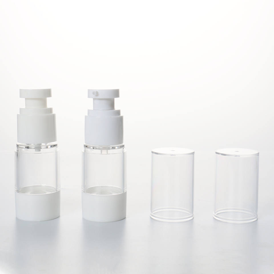 15ml 50ml 80ml 100ml 120ml Transparent Skin Care Serum Packaging Empty Refillable Plastic 30ml Airless Spray Lotion Pump Bottles