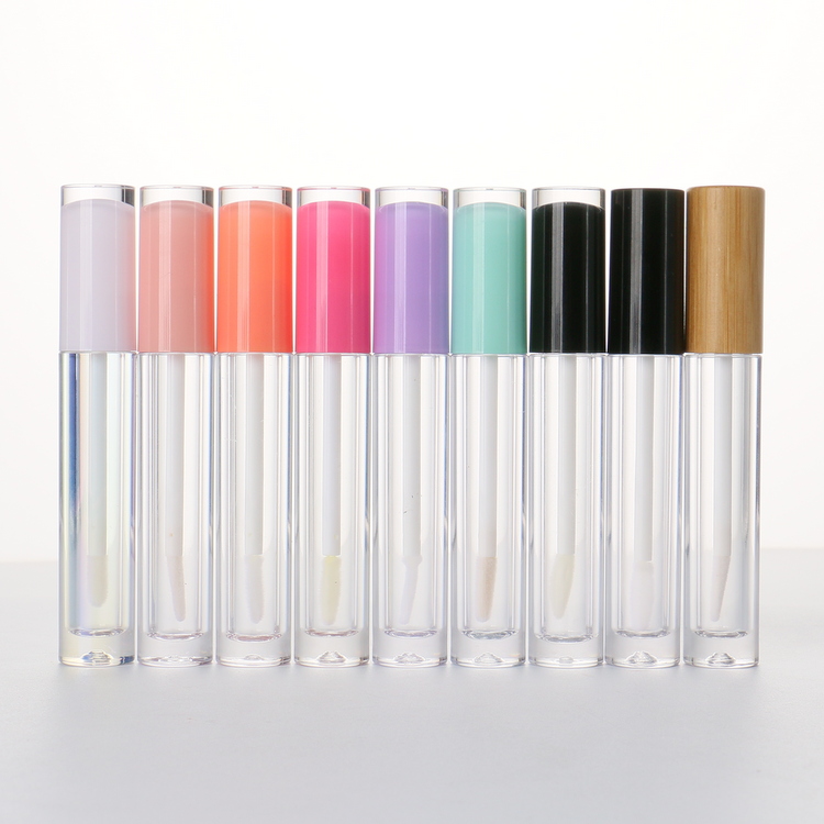 5ml Personal Care Custom Color Lip gloss Wand Tubes Lipgloss Container Pink Custom Lipgloss Tubes Custom Logo