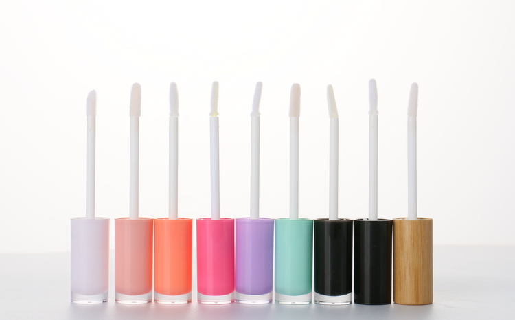 5ml Personal Care Custom Color Lip gloss Wand Tubes Lipgloss Container Pink Custom Lipgloss Tubes Custom Logo