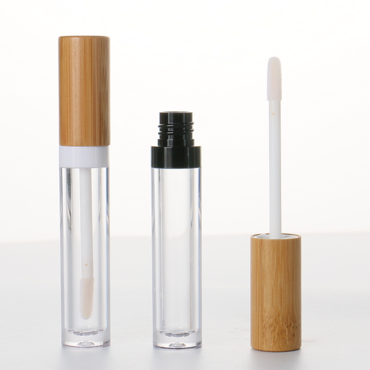 5ml 2006 Make Your Own Private Label Gold Color Lip Gloss Container Custom Cosmetics Packaging