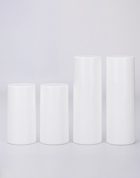 30ml 100ml New Arrival Empty White Eco Friendly Cylinder Airless Pump Bottle