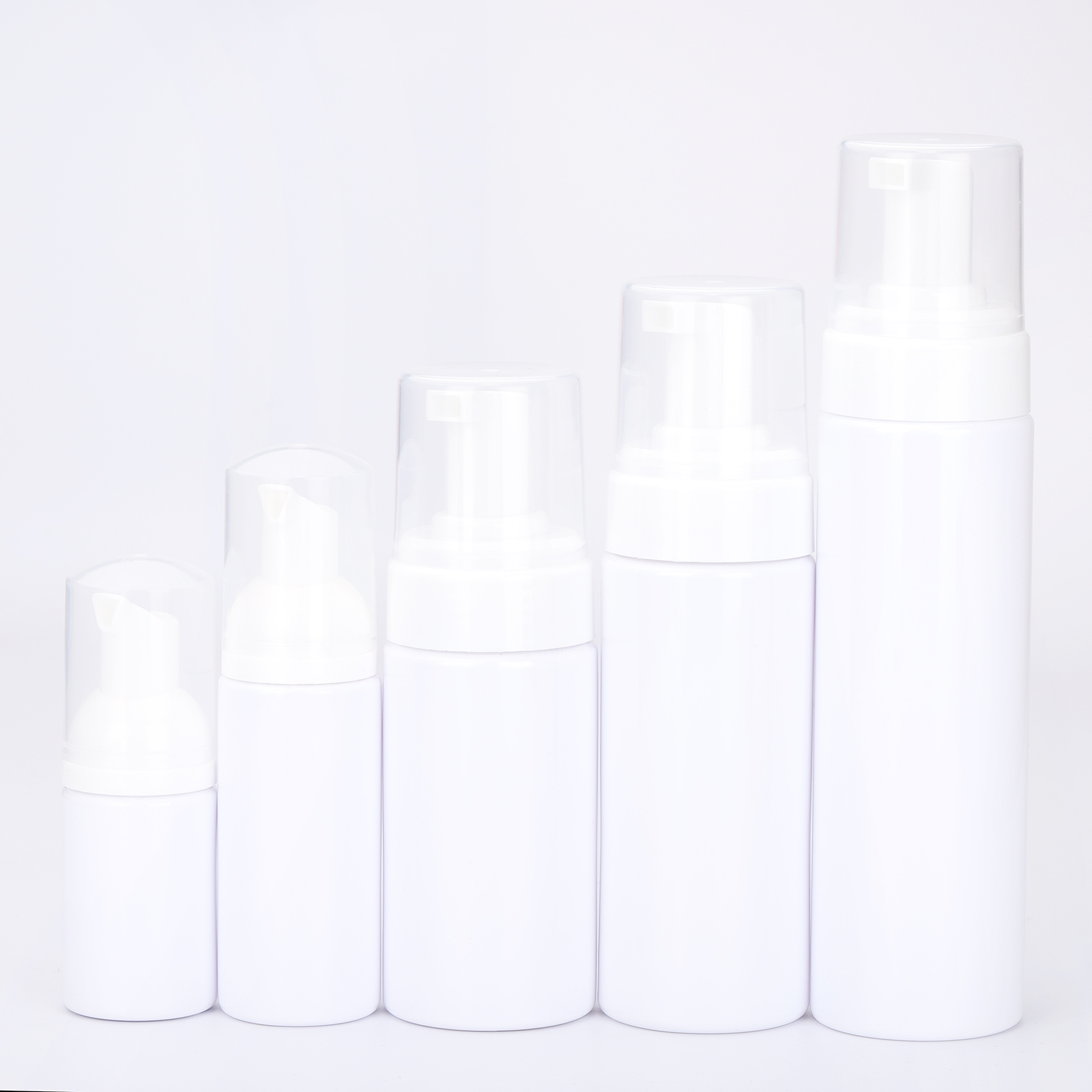 30ml 60ml 100ml 150ml 200ml Wholesale New Design Empty Small White Pp Material Custom Foam Bottle