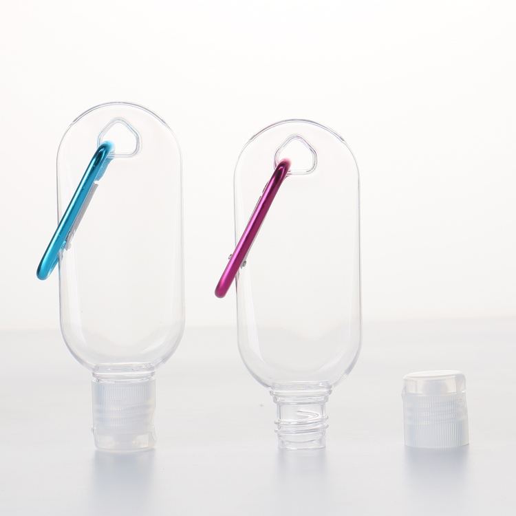 Wholesale Empty Small Plastic Travel Transparent Hand Sanitizer Bottle