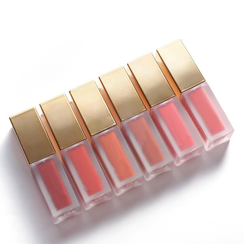 5g Waterproof Private Label Gold Liquid Vendor Long Lasting Vegan Lip Gloss Make Your Own Brand Custom Logo Matte Lipstick