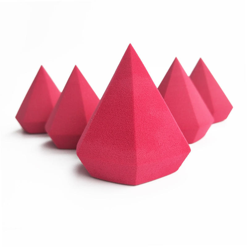 New Diamond Salmon Two-tone Puff Dry Wet Two With Make-up Tool