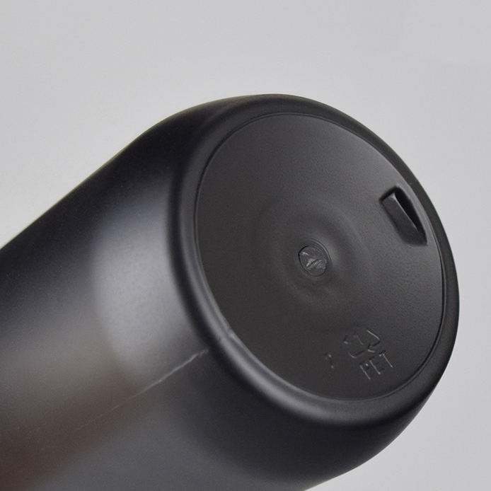 300ml 500ml Silk Screen Printing Matt Black Plastic Conditioner Shampoo Soap Dispenser Bottles With Pump Dispenser