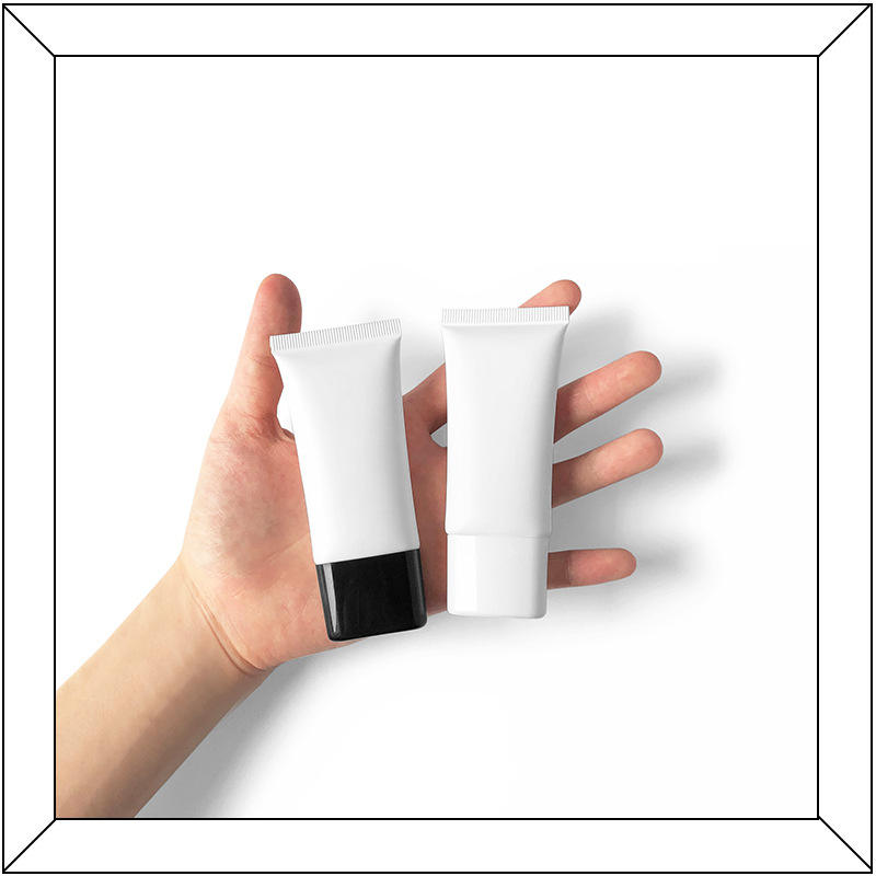 Custom Frosted Squeeze Sunscreen Tube 30ml Eco-Friendly Cosmetic Packaging Pe Plastic Empty Soft Tube For Hand BB Cream Lotion