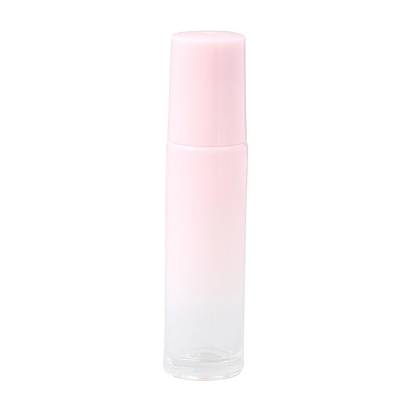 5ml 10ml Empty Perfume Roller Bottles Essential Oil Roll On Glass Bottle Gradient Pink Portable Roller Bottle