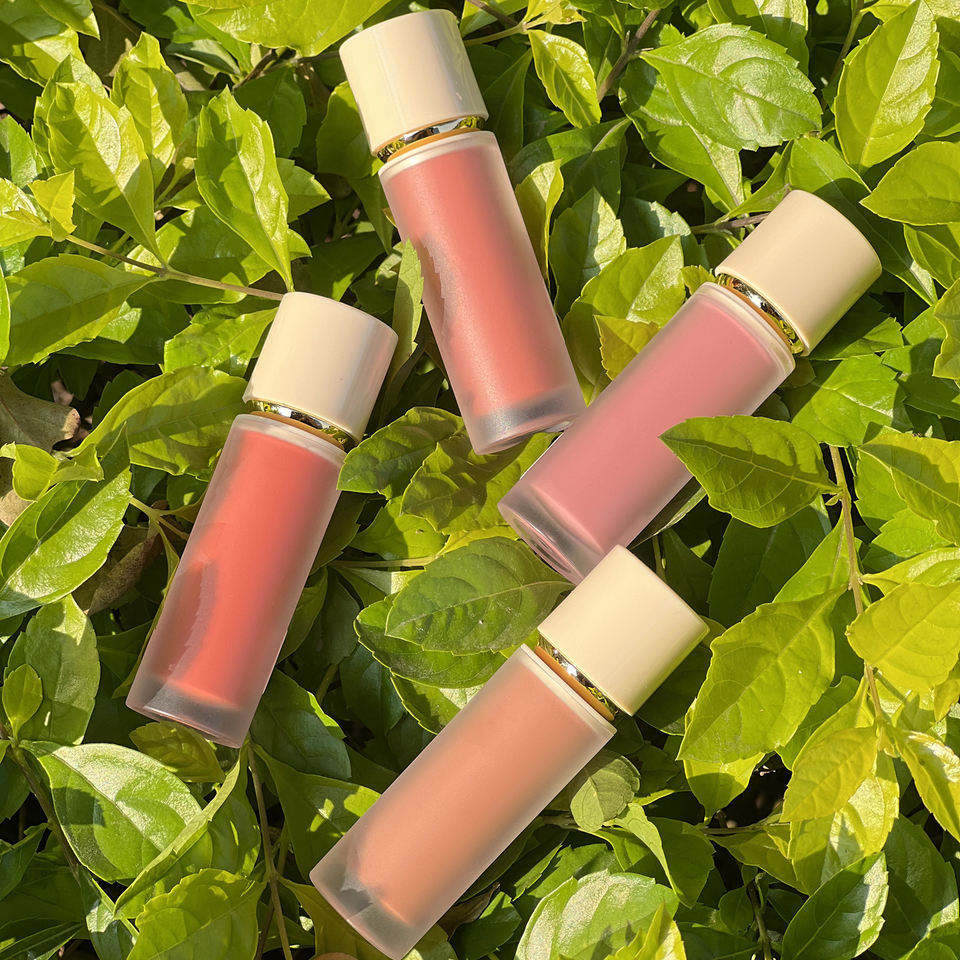 Customized Your Logo Face Contour Makeup High Pigment 6 Colors Silky Cheek Private Label Liquid Blush