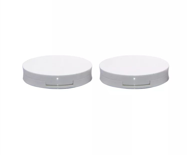 Empty Eyebrow Packaging Empty Makeup Blusher Case Compact Powder Case Customized White Makeup Packaging