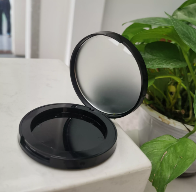 Empty Eyebrow Packaging Empty Makeup Blusher Case Compact Powder Case Customized White Makeup Packaging