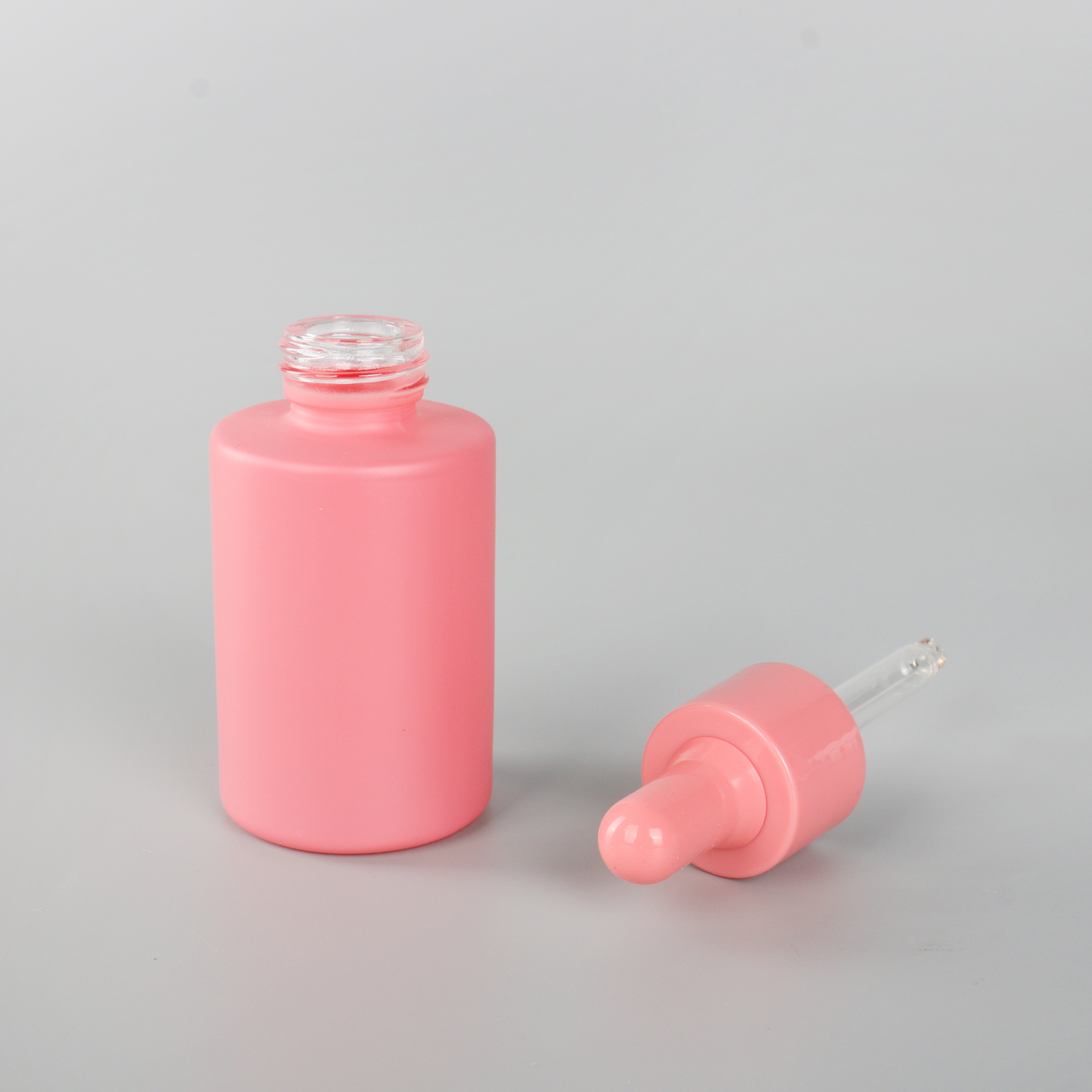 Colorful Macaron Pink Blue Green 20ml Glass Dropper Bottle 30ml Glass Serum Dropper Bottle Essential Oil Dropper Bottle