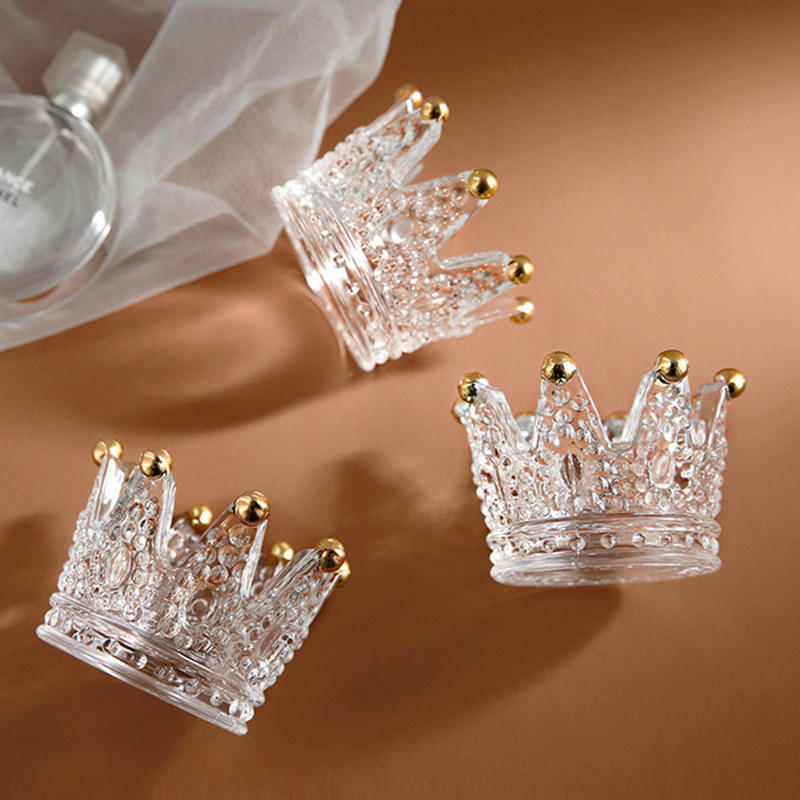 Luxury Packing Acrylic Crown Holder Beauty Puff Super Soft Non Latex Makeup Sponge Set