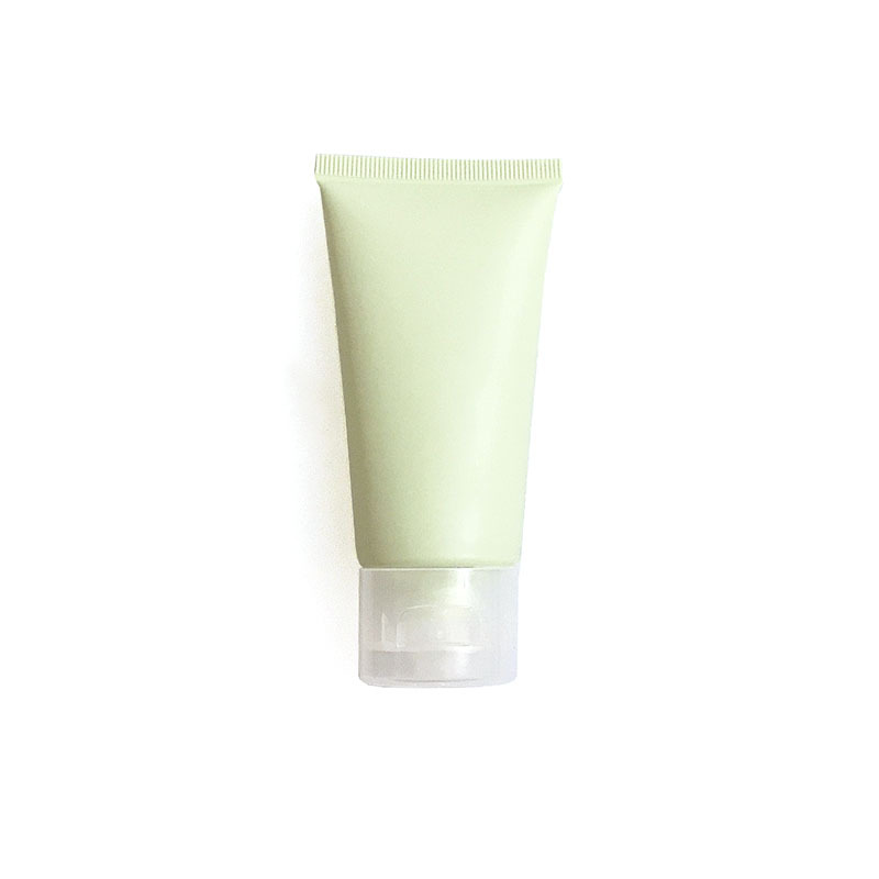 Matte Green Sun Cream Facial Cleanser Soft Container Tube Squeeze Packaging 50ml 100ml Plastic PE Cosmetic Tube For Skincare