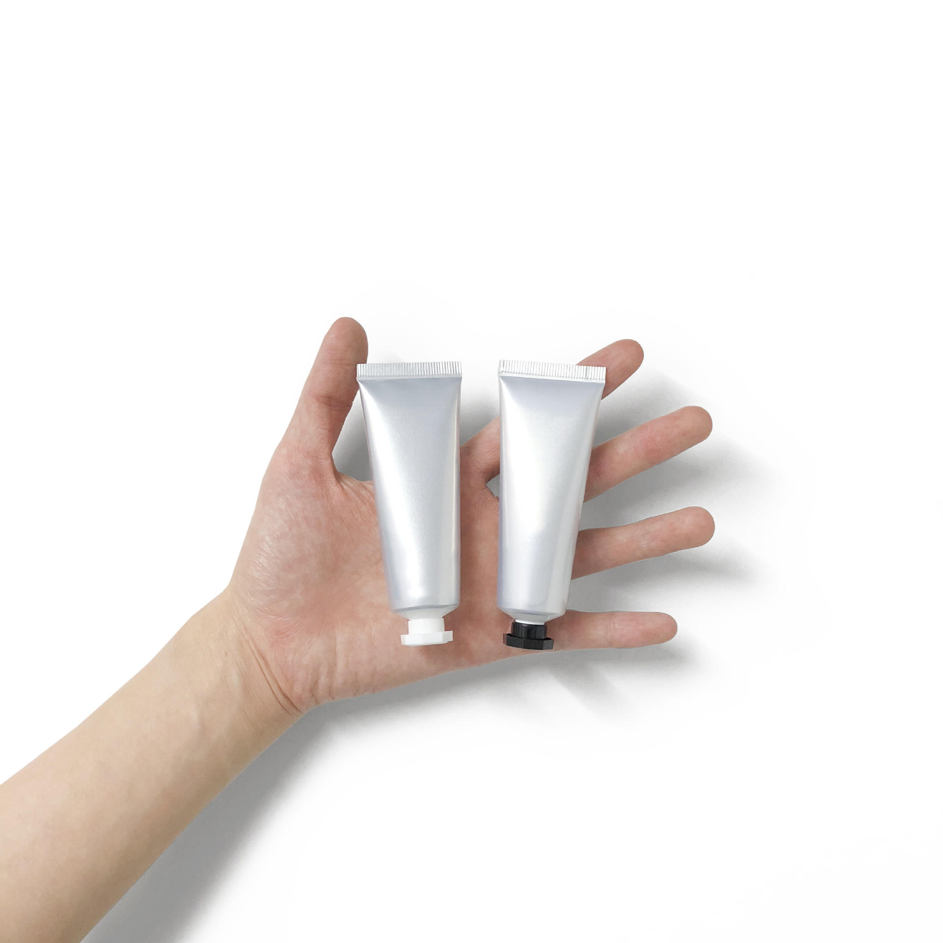 30g Empty Facial Cleanser Cosmetic Plastic Tube Squeeze Hand Cream Aluminum Soft Tube With Screw Cover