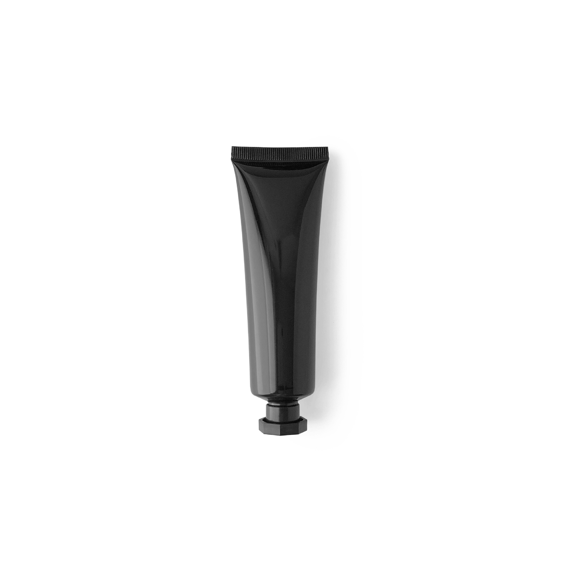 Screw Cap Black Squeeze Cosmetic Tester Tube Eco-Friendly 50g PE Empty Face Cream Soft Squeeze Container