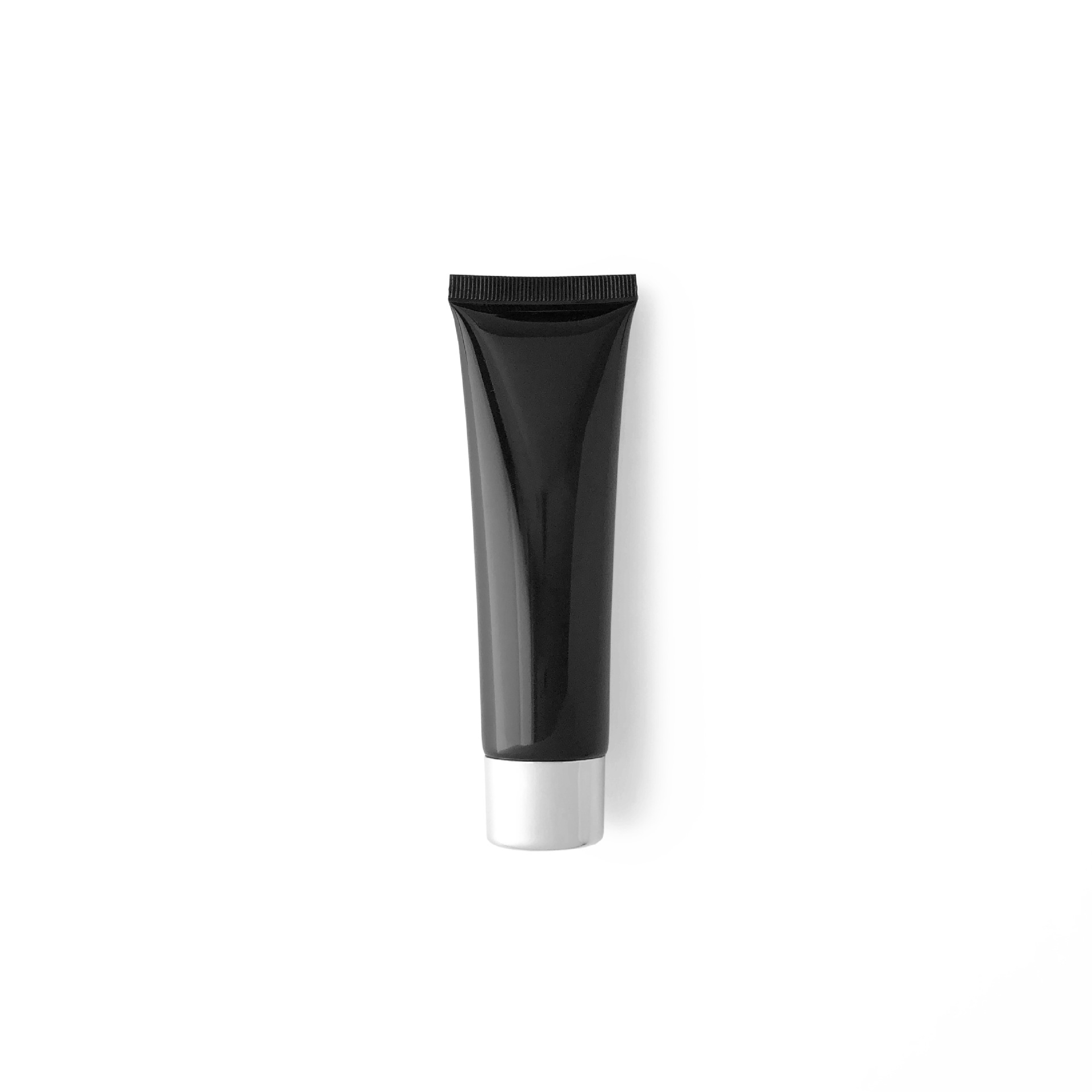 Screw Cap Black Squeeze Cosmetic Tester Tube Eco-Friendly 50g PE Empty Face Cream Soft Squeeze Container
