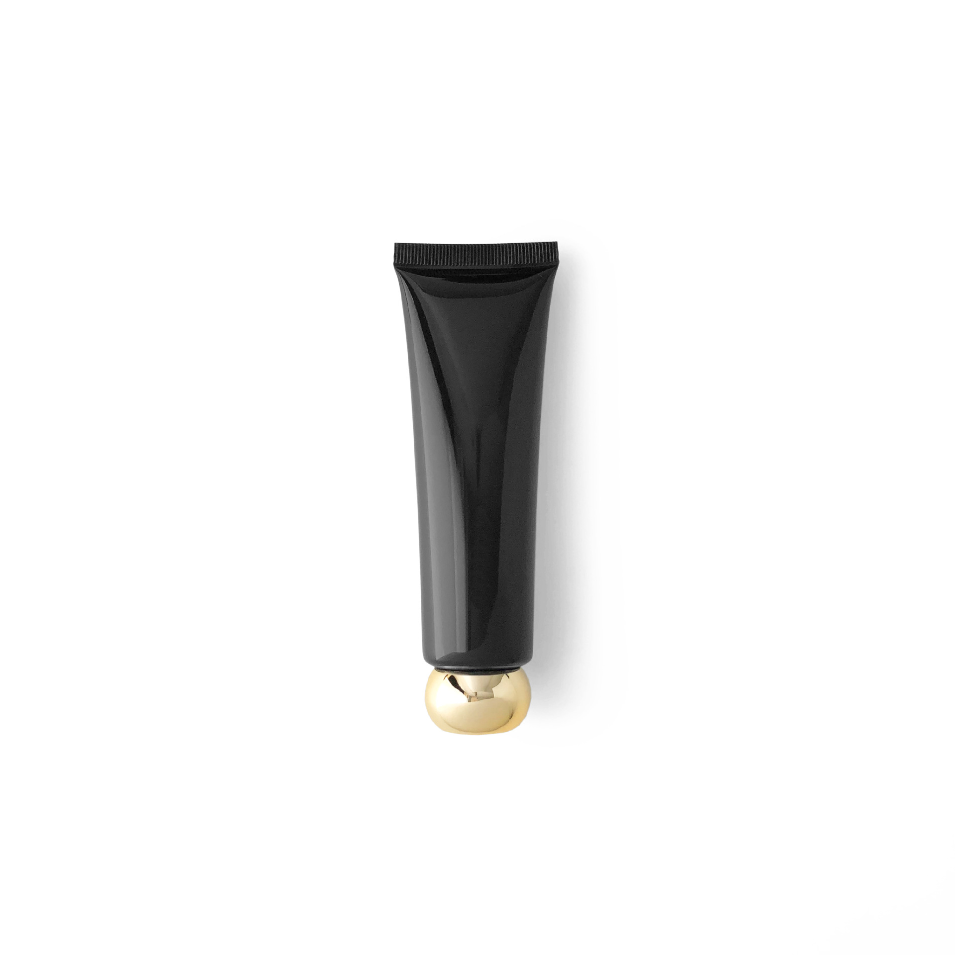Screw Cap Black Squeeze Cosmetic Tester Tube Eco-Friendly 50g PE Empty Face Cream Soft Squeeze Container