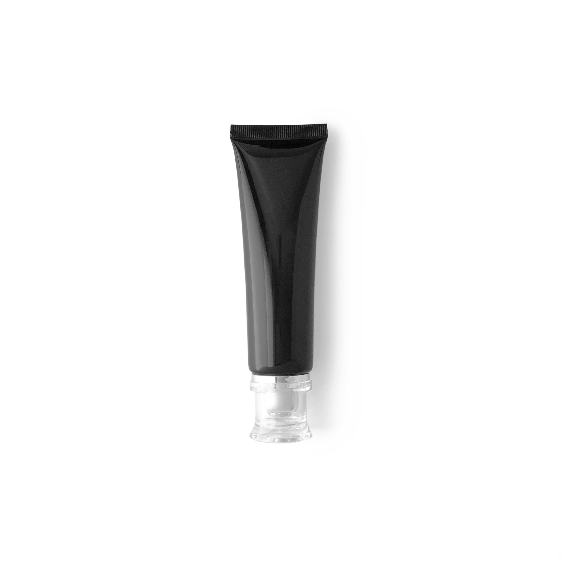 Screw Cap Black Squeeze Cosmetic Tester Tube Eco-Friendly 50g PE Empty Face Cream Soft Squeeze Container