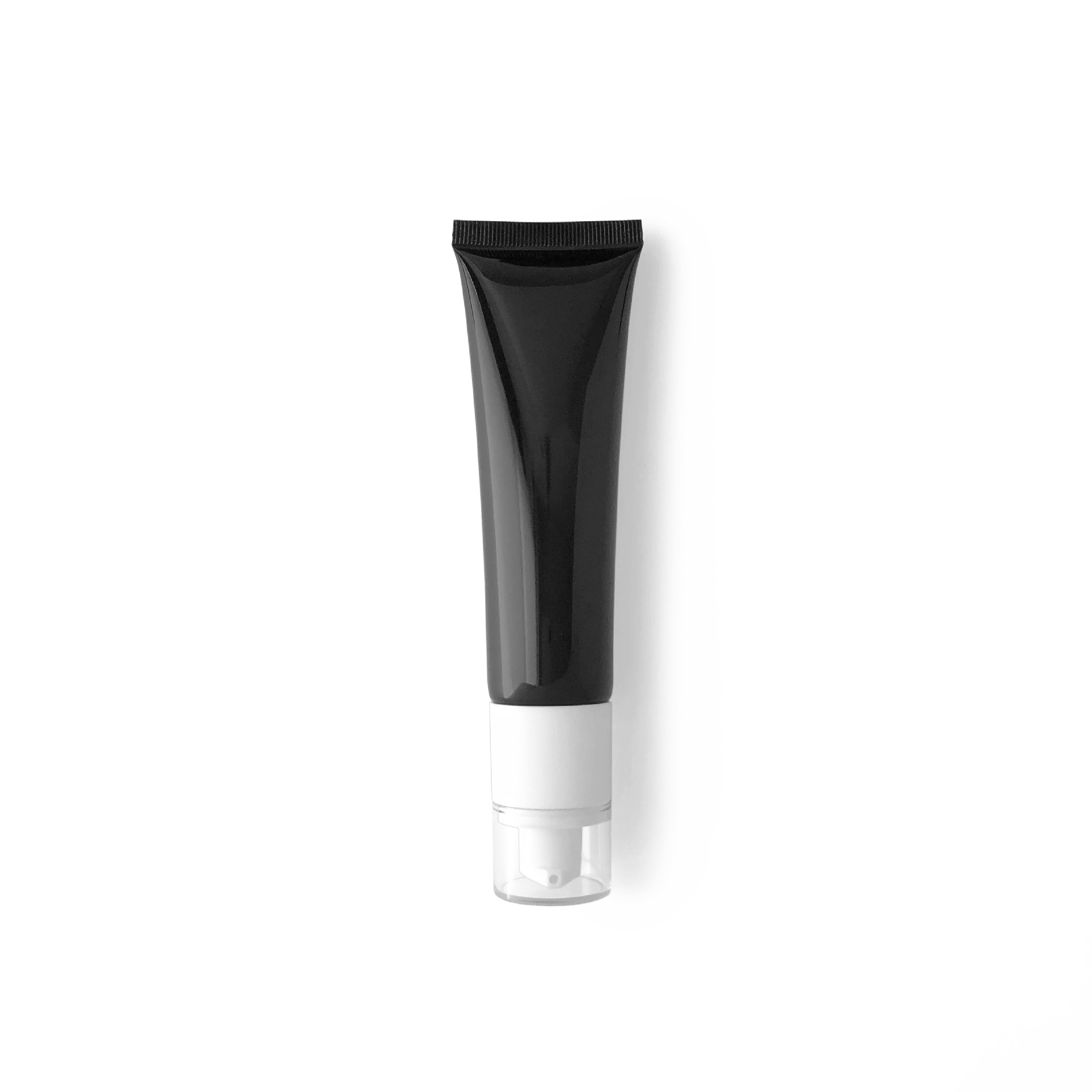 Screw Cap Black Squeeze Cosmetic Tester Tube Eco-Friendly 50g PE Empty Face Cream Soft Squeeze Container
