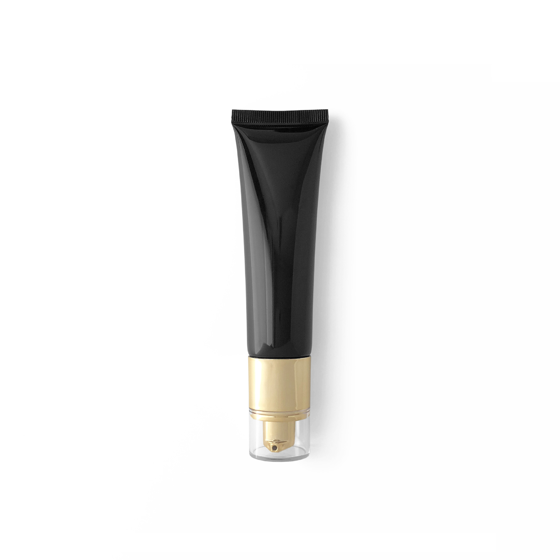 Screw Cap Black Squeeze Cosmetic Tester Tube Eco-Friendly 50g PE Empty Face Cream Soft Squeeze Container