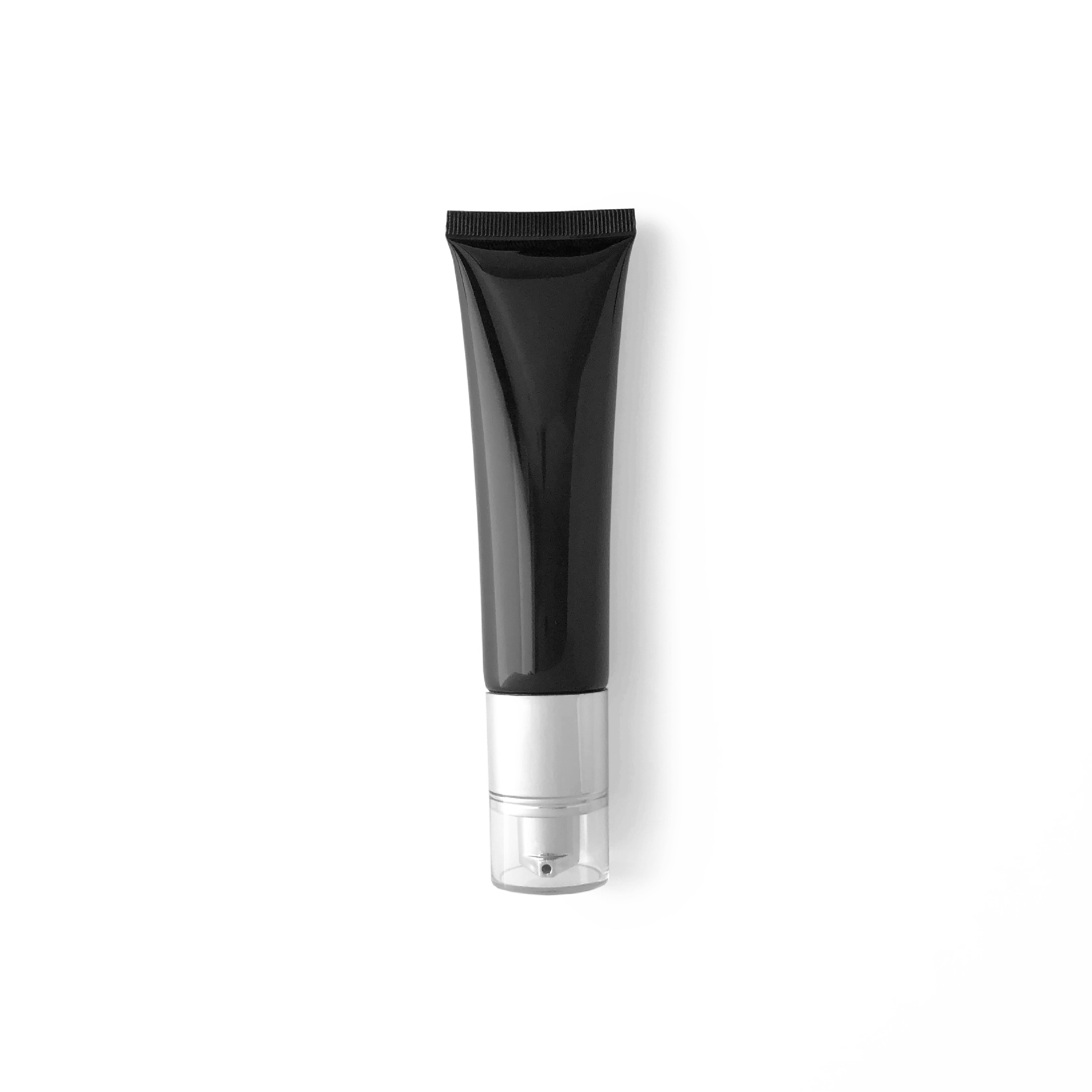 Screw Cap Black Squeeze Cosmetic Tester Tube Eco-Friendly 50g PE Empty Face Cream Soft Squeeze Container