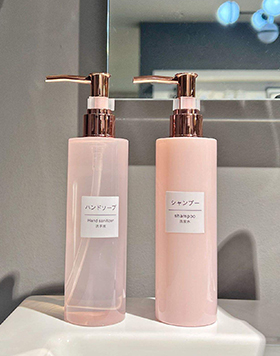 Empty Refillable Petg Pink 250ml 350ml Cosmetic Body Lotion Hand Wash Hair Gels Shampoo Makeup Remover Oil Bottles With Pump