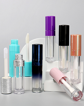 View larger image Add to Compare  Share Round Lipgloss Packaging Container Big Wand Big Brush Concealer Tube Lip Oil Bottle Custom PTEG Plastic Lip Gloss Tube