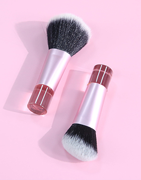 Single Soft Hair Beauty Tool Contour Blusher Pink Mini Cosmetic Brush Set Loose Powder Makeup Brushes With Crystal Handle