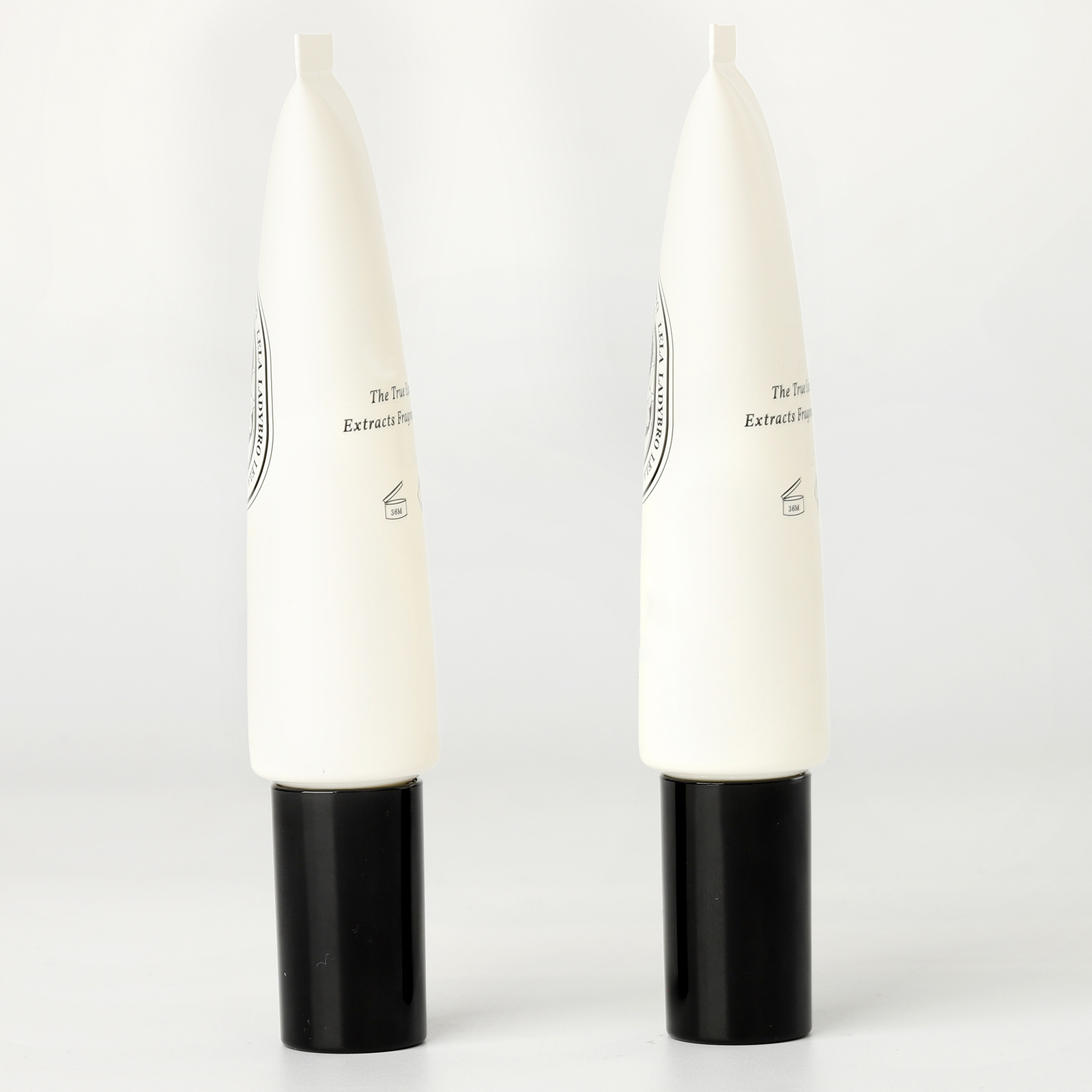 50ml Liquid Foundation Bb Cream Serum Packaging 50ml PE Plastic Empty Pump Tube Airless Squeeze White Soft Tube