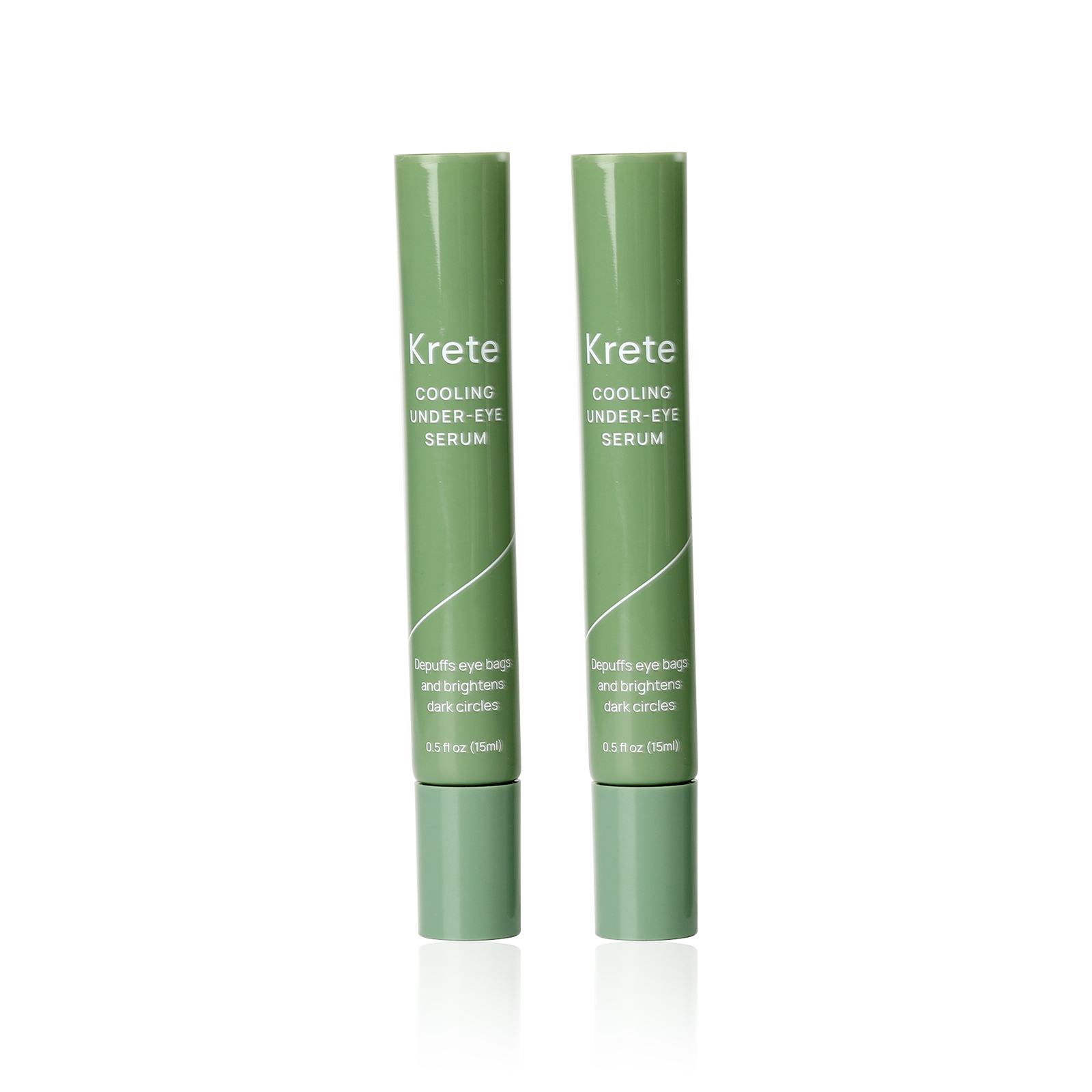 15ml Soft Empty Plastic Cosmetic Squeeze Eye Cream Tube Packaging With Alloy Metal Massage Applicator