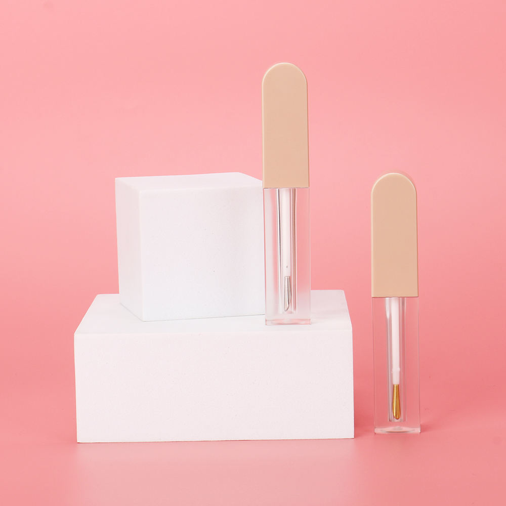 3ML unique lipgloss tubes lip matte bottle with metal tip applicator recyclable lip container lipgloss label for bottles