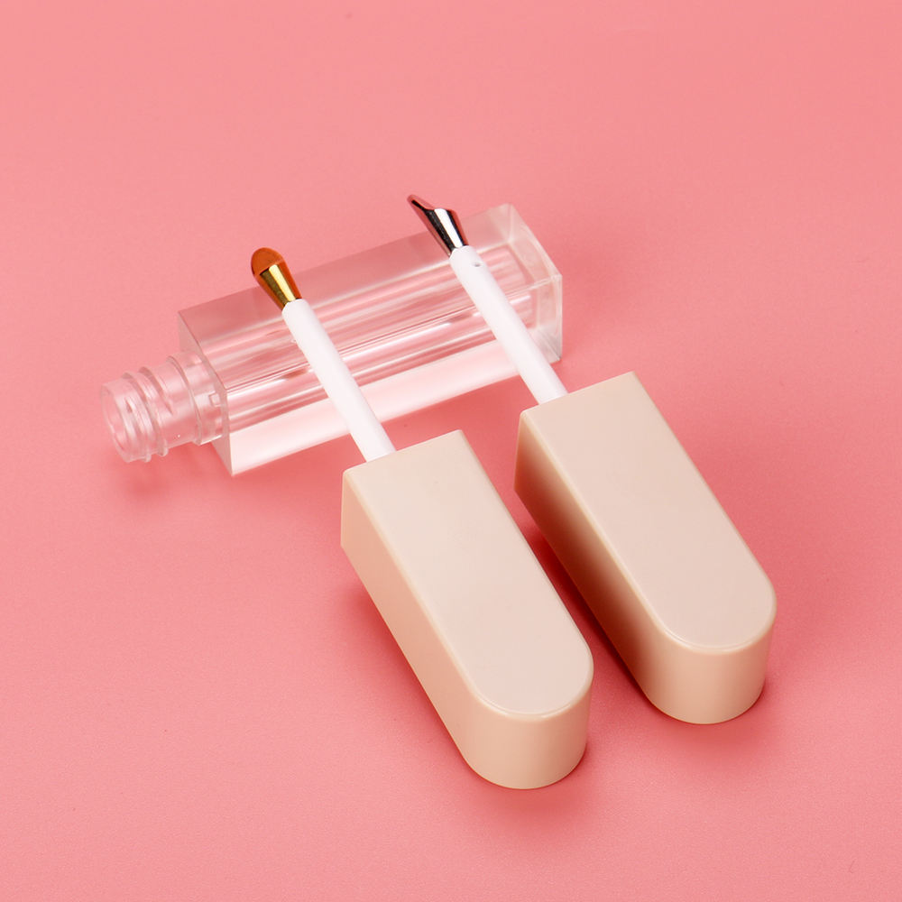 3ML unique lipgloss tubes lip matte bottle with metal tip applicator recyclable lip container lipgloss label for bottles