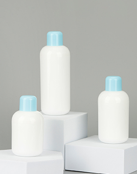 30ml 50ml 100ml Cosmetic Empty Refill Lotion Containers Cute Round Boston Shape PP Lotion Pump Airless Bottle