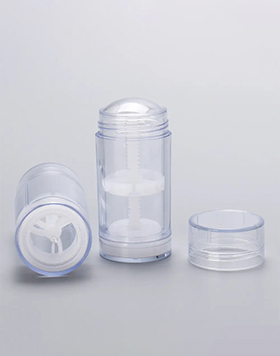 50g Clear Twist up Antiperspirant Deodorant Bottle Packaging Empty Refillable Perfume Deodorant Stick Tube