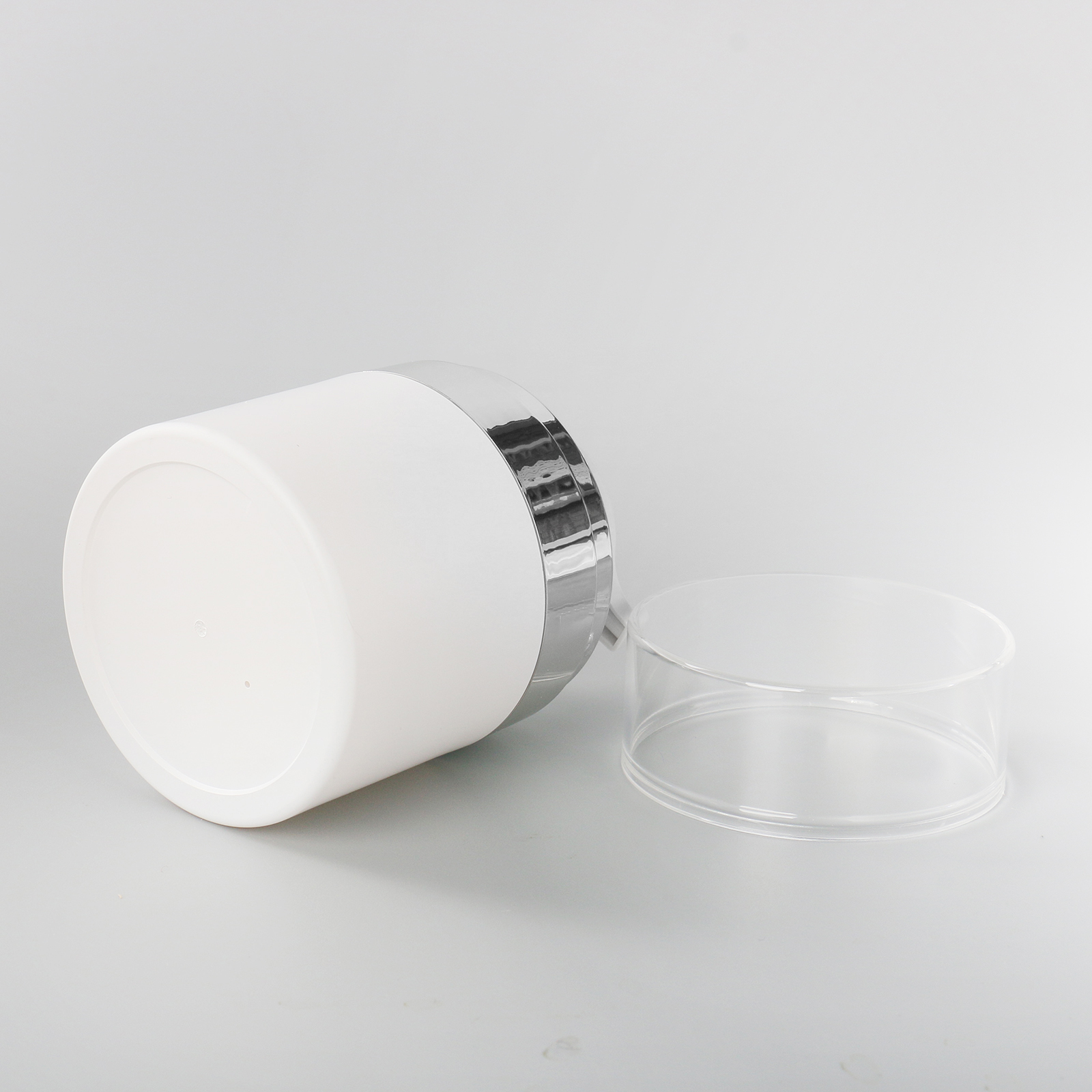 30ml 50ml Empty Plastic Airless Pump Cream Jar AS Airless Bottle for Cosmetic Skincare Packaging