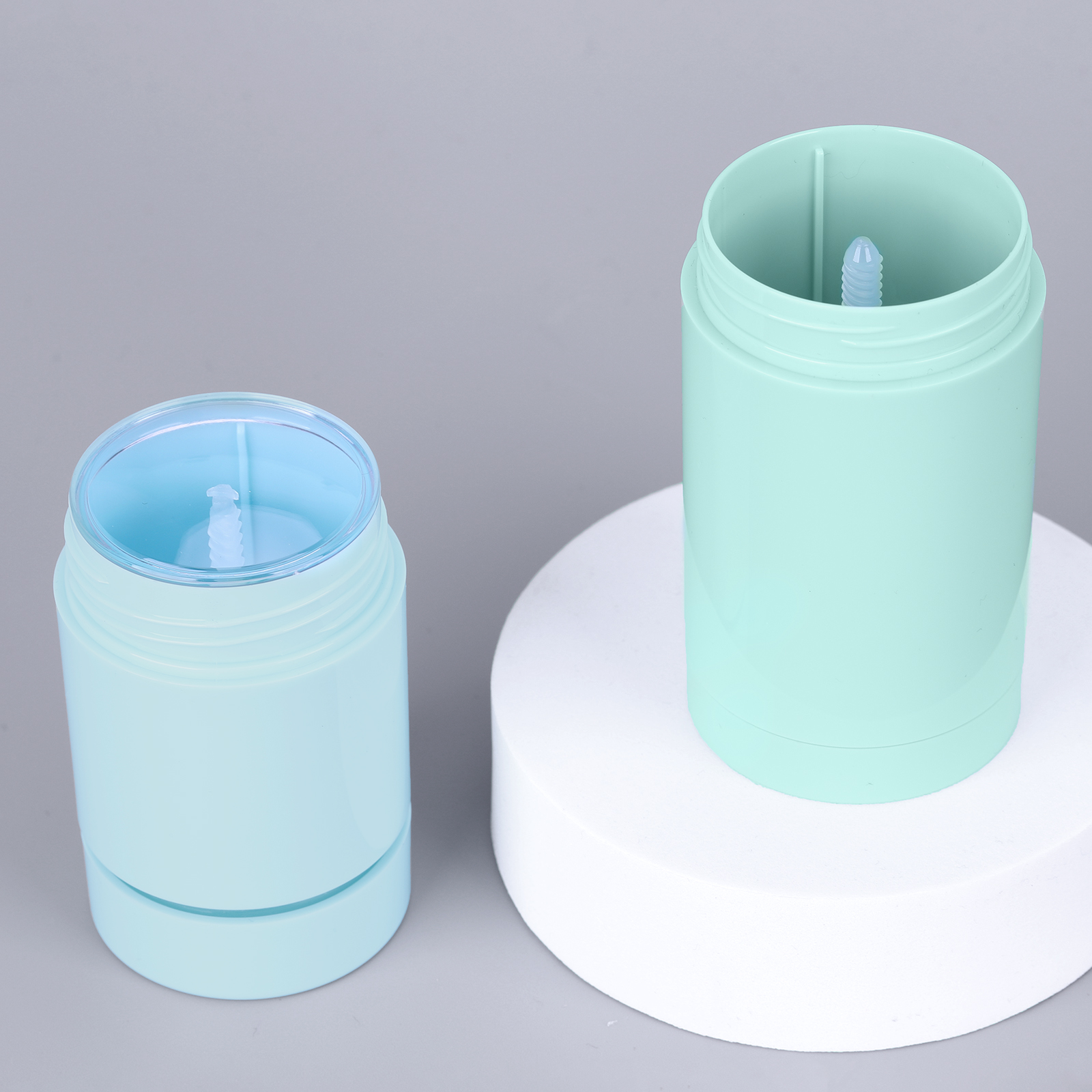 50ml 75ml Round AS Roll-On Solid Cream Deodorant Tubes Refillable Packaging Body Deodorant Bottle