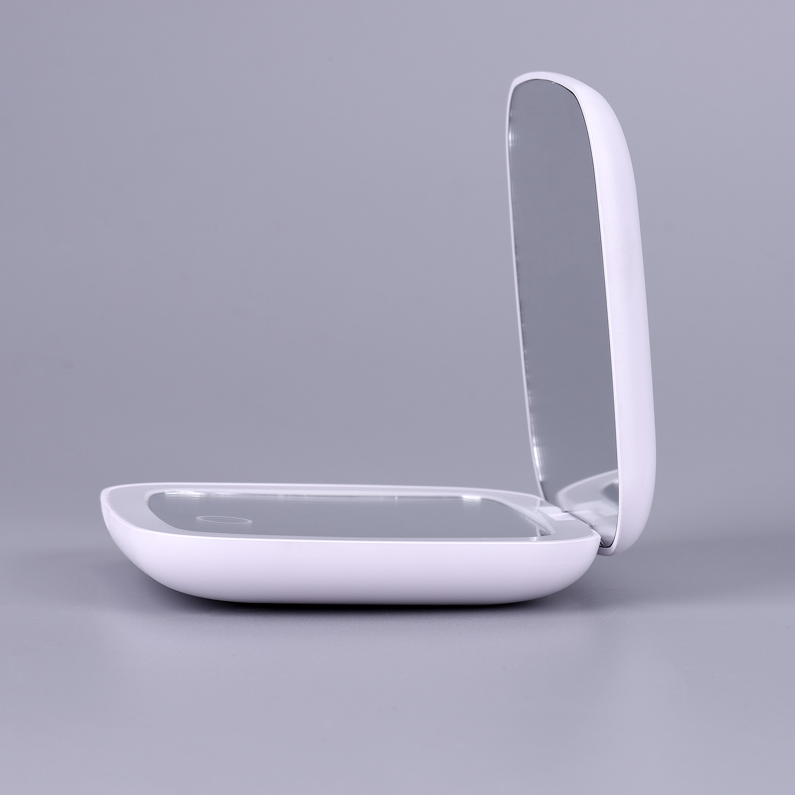 Dual-Sided Beauty Led Light Mirror Square Shape Travel Folding Pocket Mirror Compact Mirror With Led Light