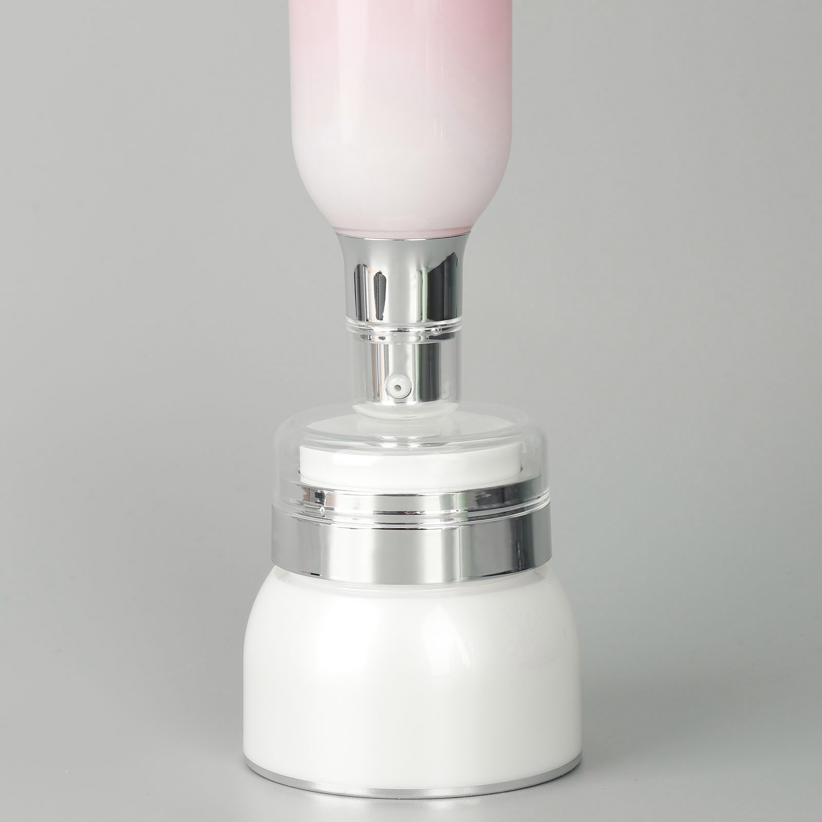 Gradient Color Empty PMMA Skin Care Packaging Set Acrylic Airless Pump Bottle for Lotion and Cream