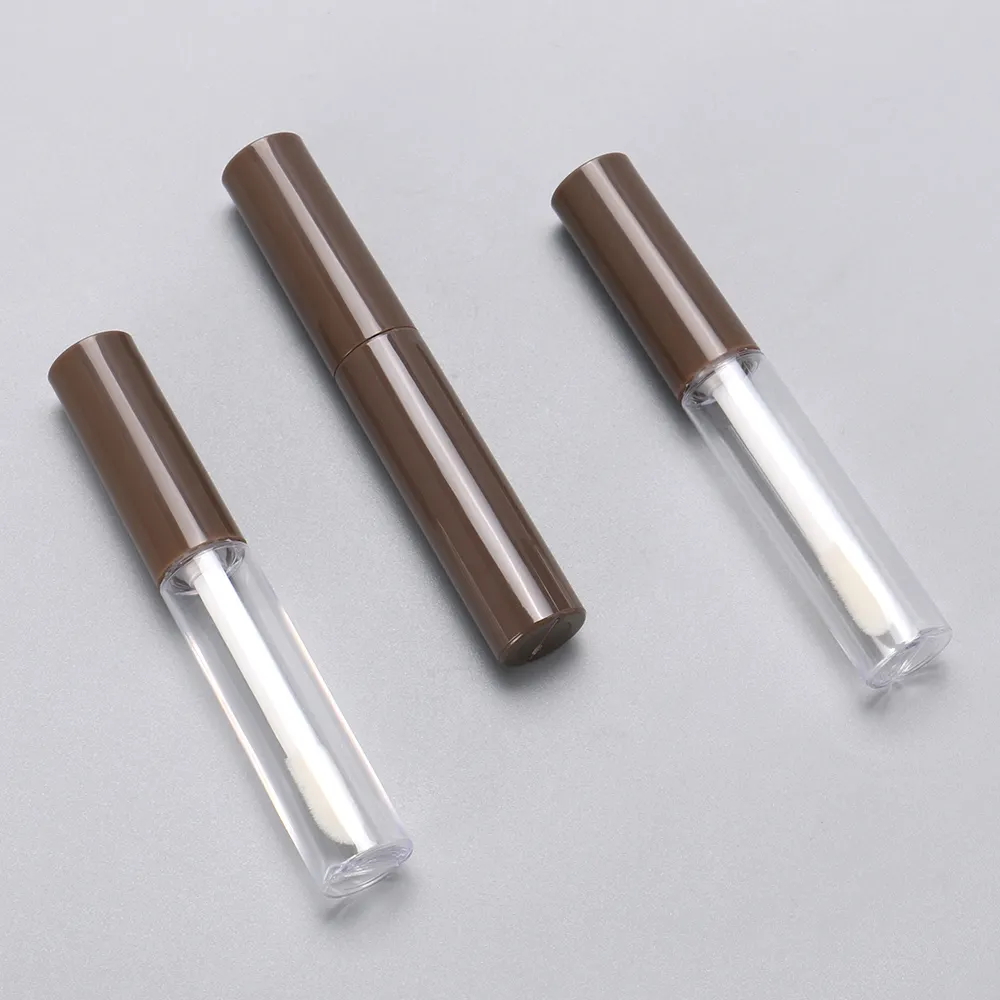 4ml Lip Glaze Lipgloss Eyelash Serum Tube Empty Eyeshade Eyebrow Gel Packaging Container With Different Brush